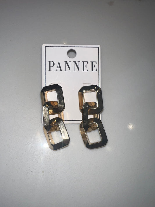 Chain link earrings