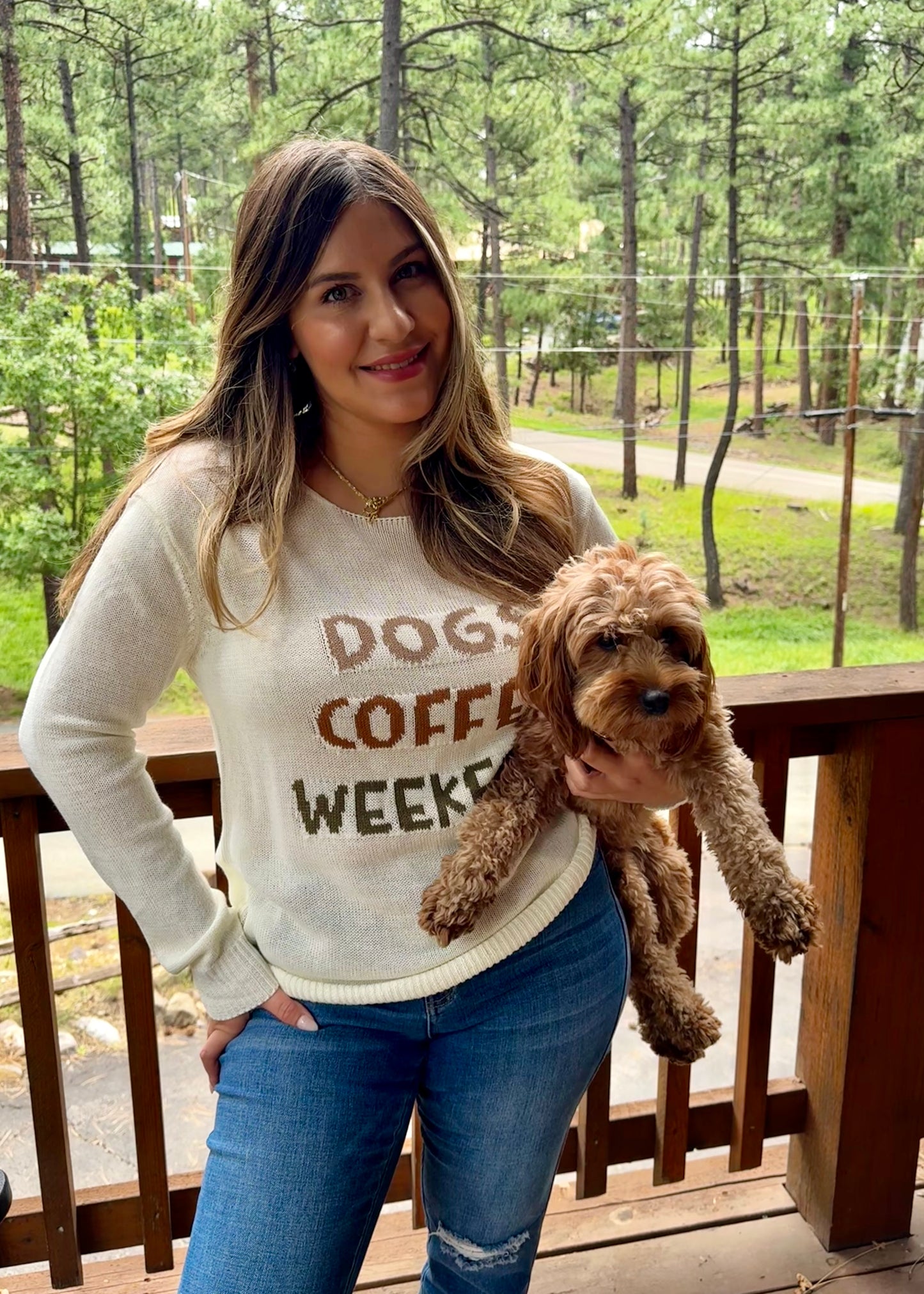 Dogs, Coffee and Weekends Sweater